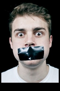 Censoring thoughts and shutting up