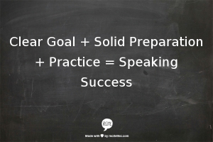 Speaking Success Formula