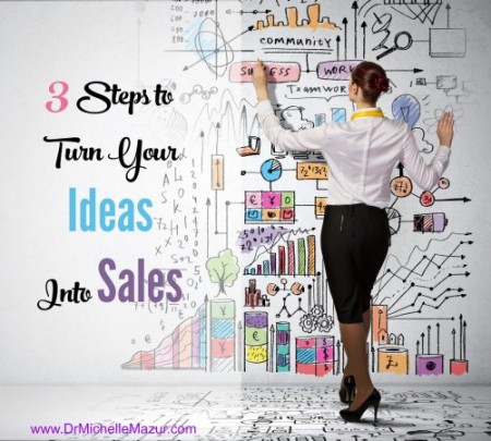 3 Steps to turning your ideas into sales